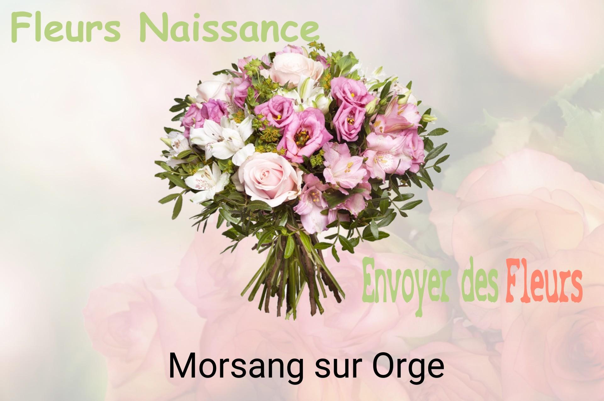 Bouquet de fleurs de naissance livré à Morsang-sur-Orge
